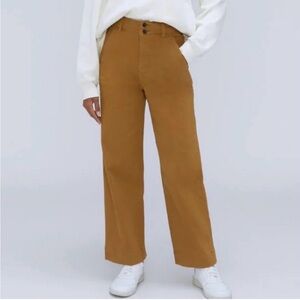 Everlane Women's Brown Wide Leg Pants